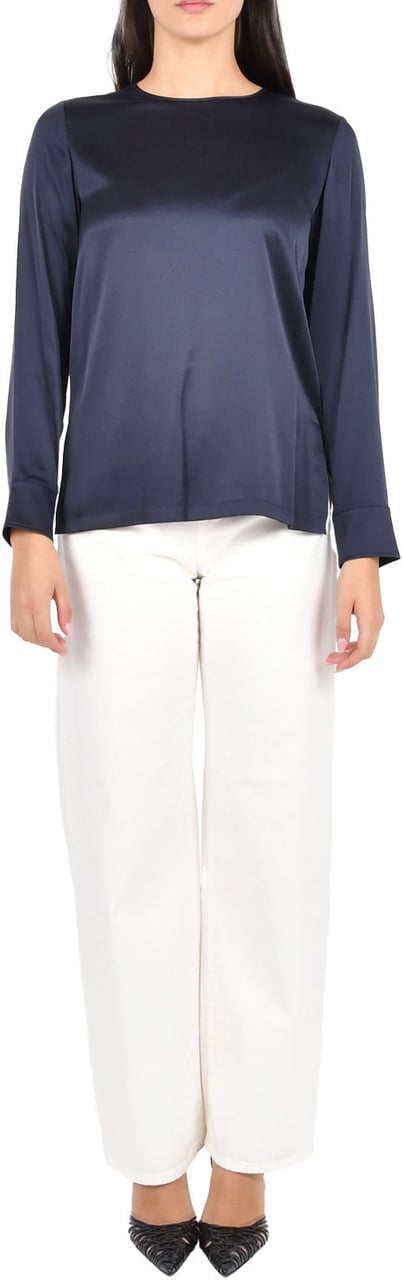 Max Mara Shirts Blue Blauw