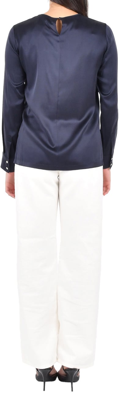 Max Mara Shirts Blue Blauw