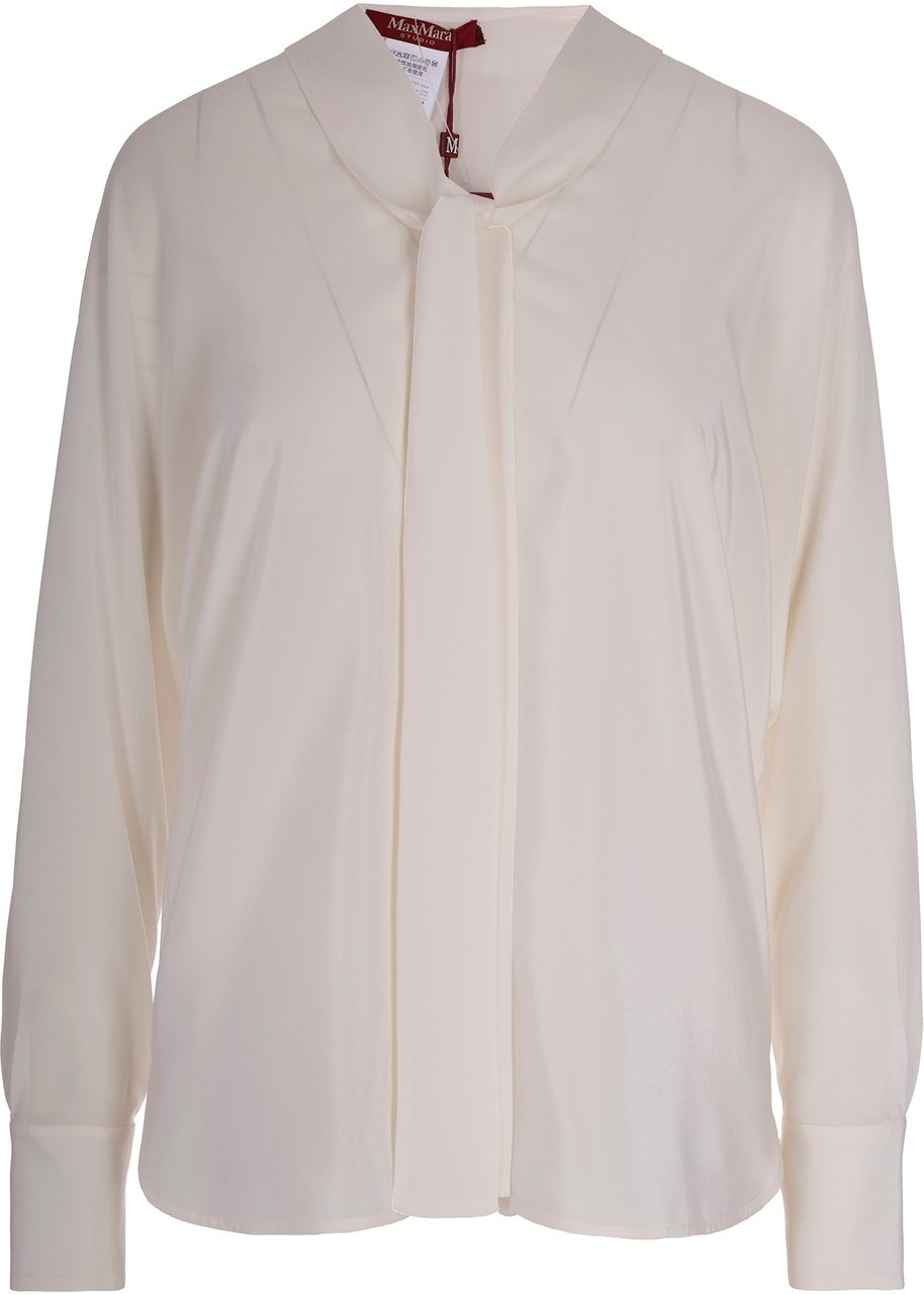 Max Mara Shirts Ivory Wit
