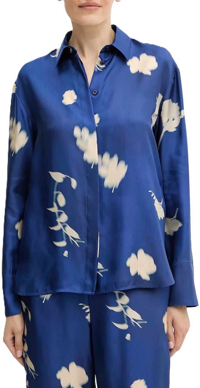 Max Mara Shirts Blue Blauw