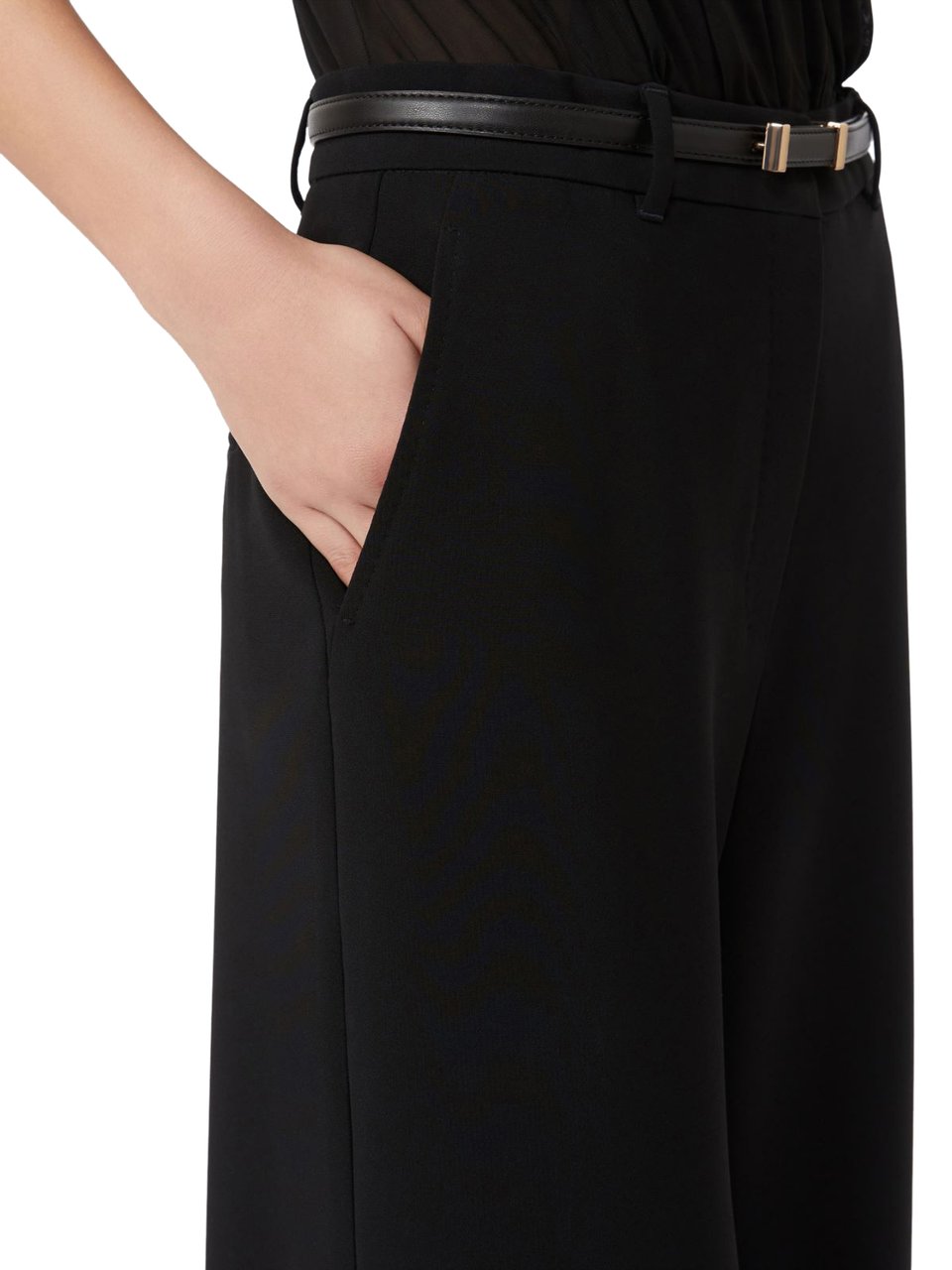 Max Mara Trousers Black Zwart