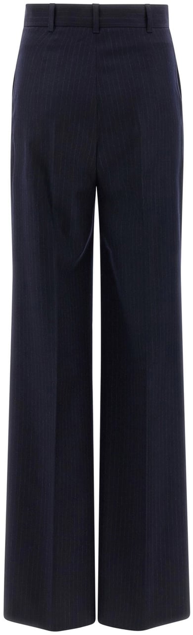 Max Mara Trousers Blue Blauw