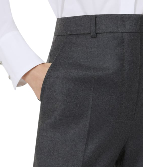 Max Mara Trousers Grey Grijs