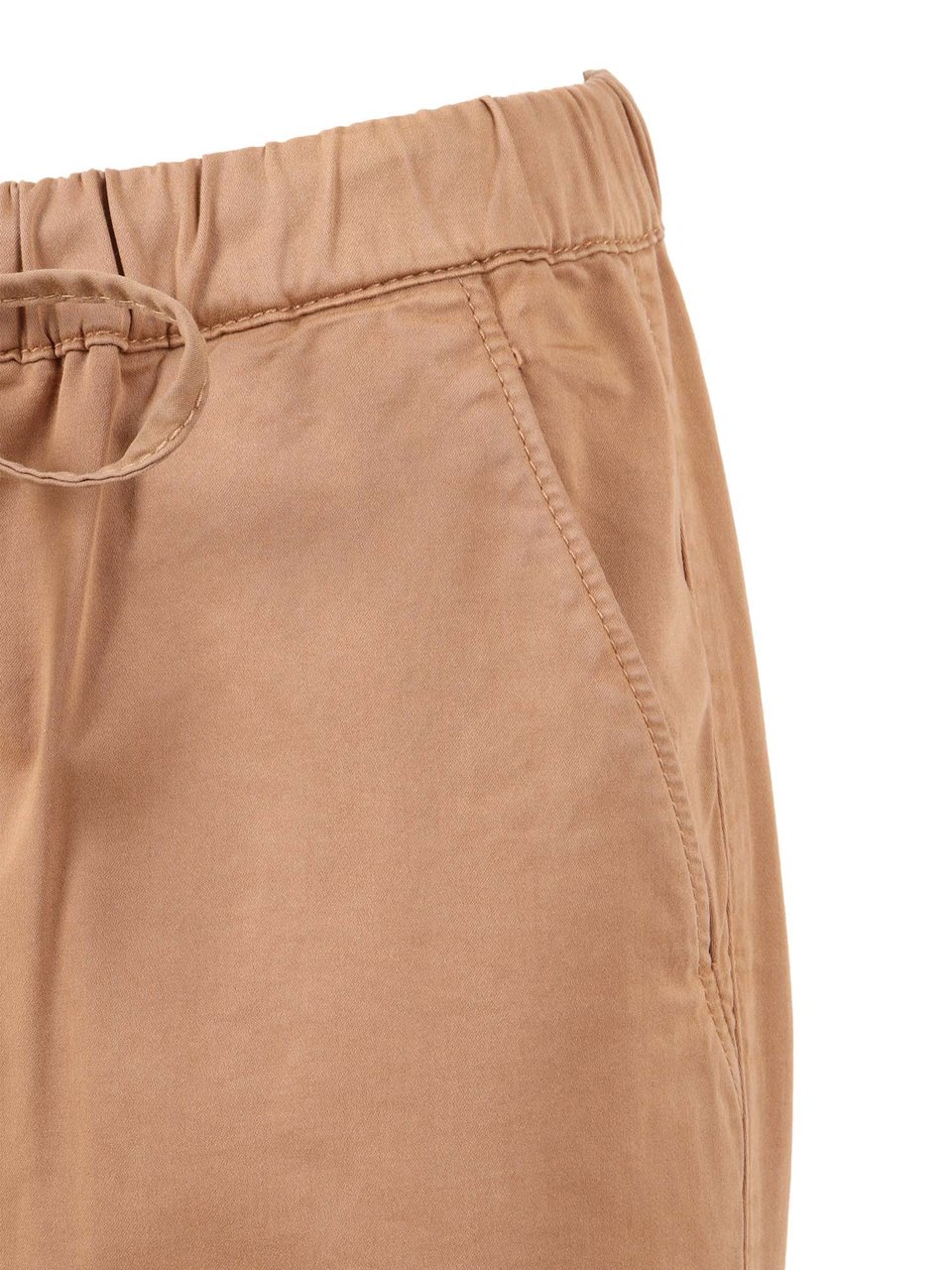 Max Mara Camel-Toned Tailored Trousers With Minimalist Design Bruin