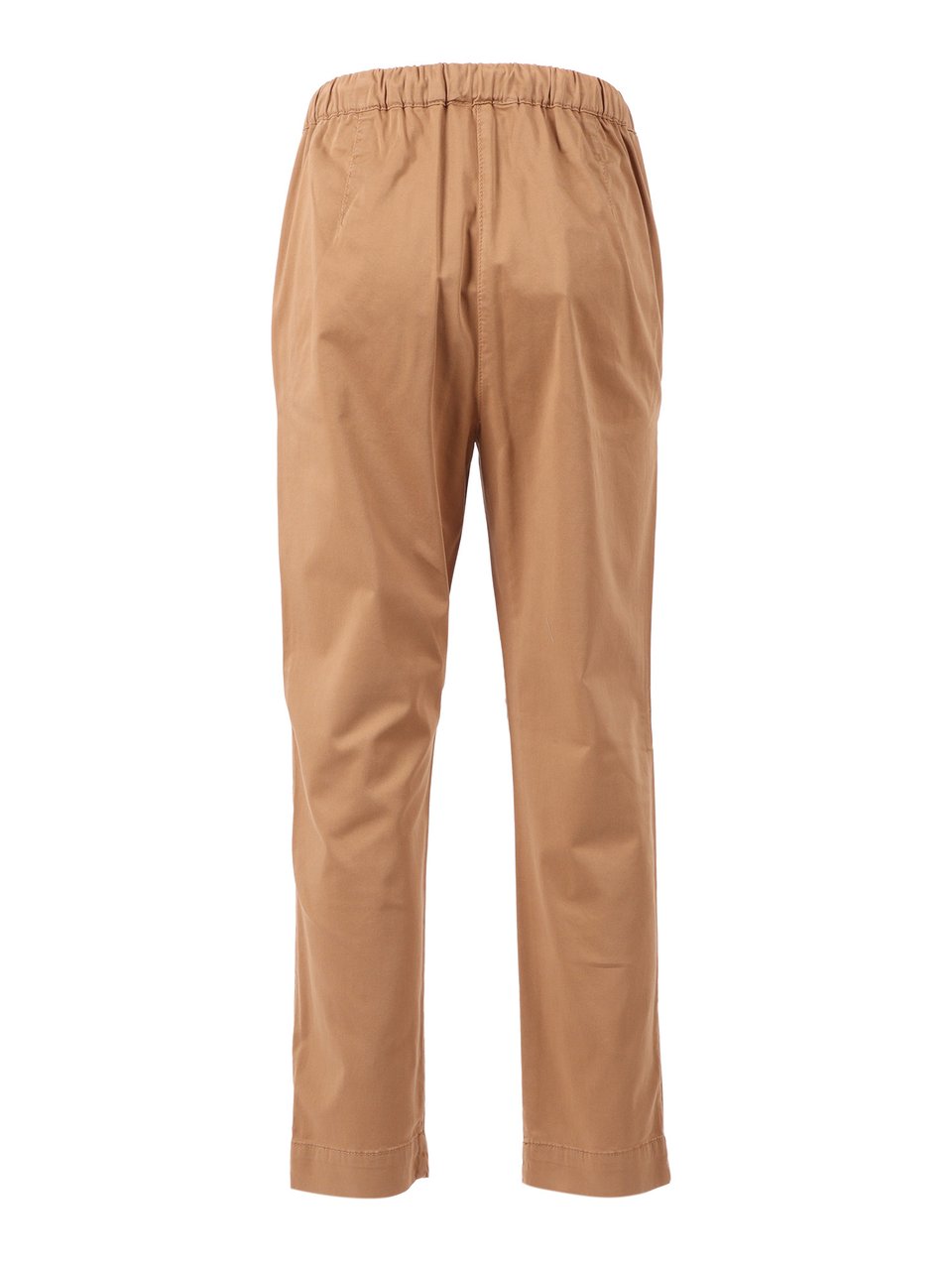 Max Mara Camel-Toned Tailored Trousers With Minimalist Design Bruin
