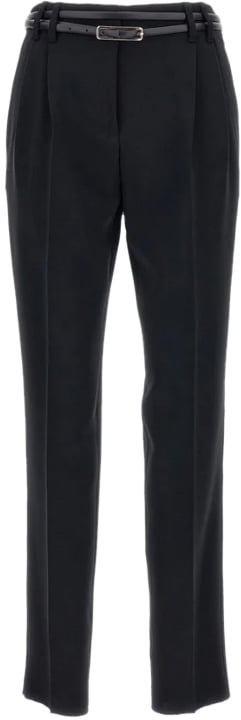 Max Mara Trousers Black Zwart