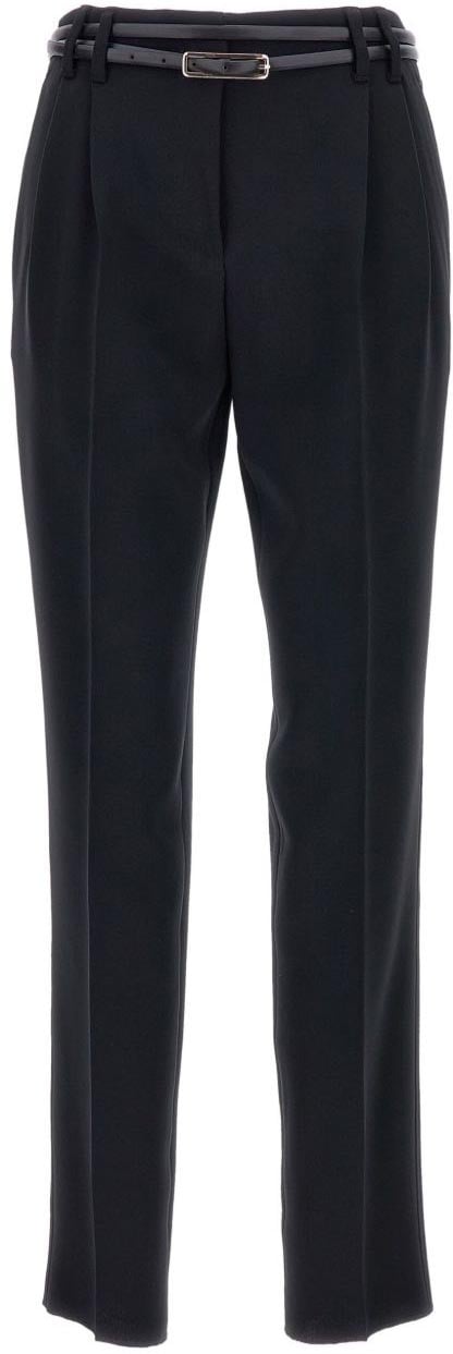 Max Mara Trousers Blue Blauw