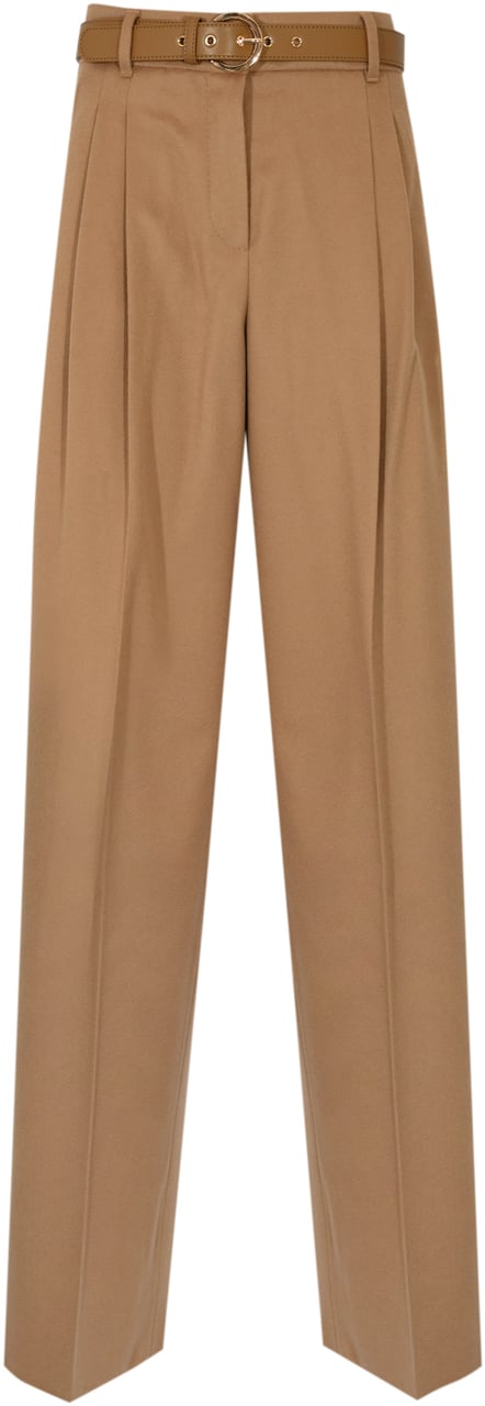 Max Mara Trousers Camel Beige