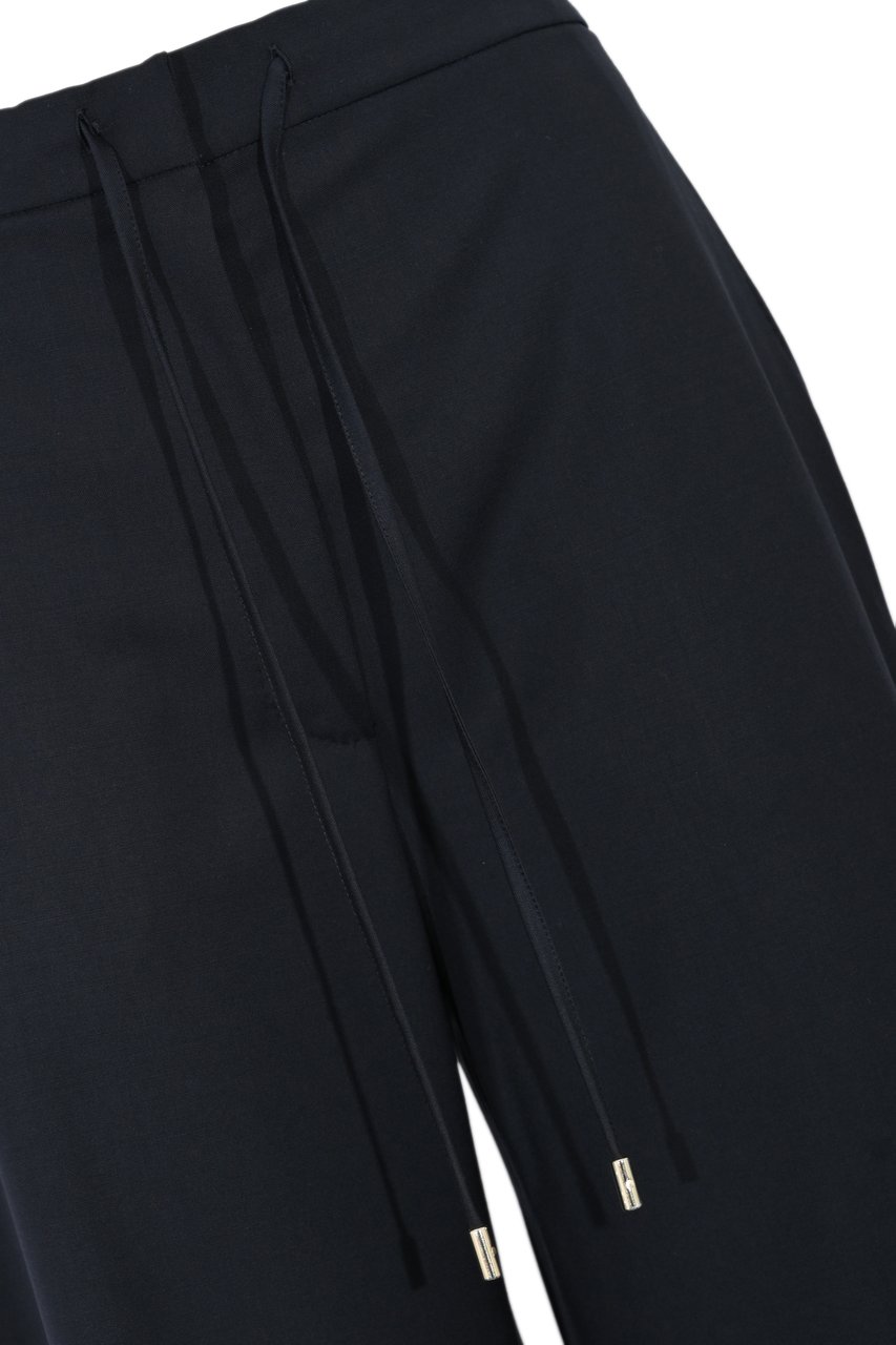Max Mara Trousers Blue Blauw