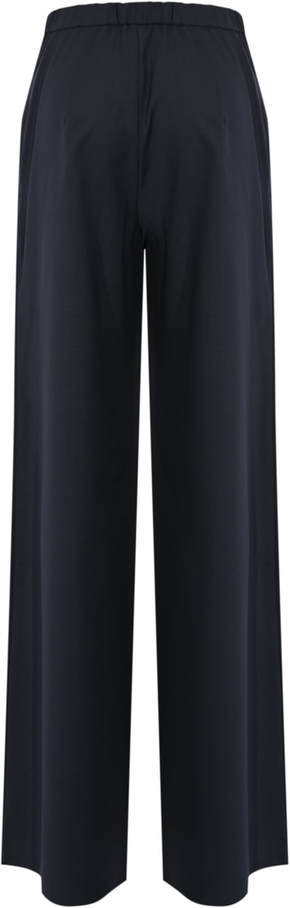 Max Mara Trousers Blue Blauw
