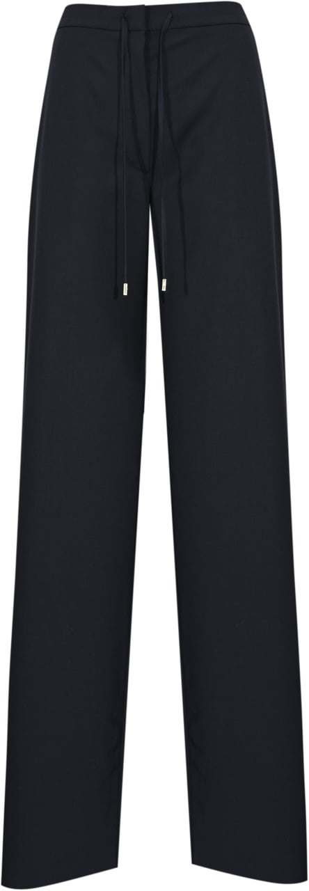 Max Mara Trousers Blue Blauw