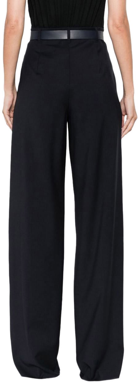 Max Mara Trousers Blue Blauw