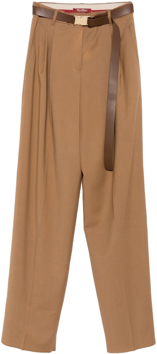 Max Mara Trousers Brown Bruin