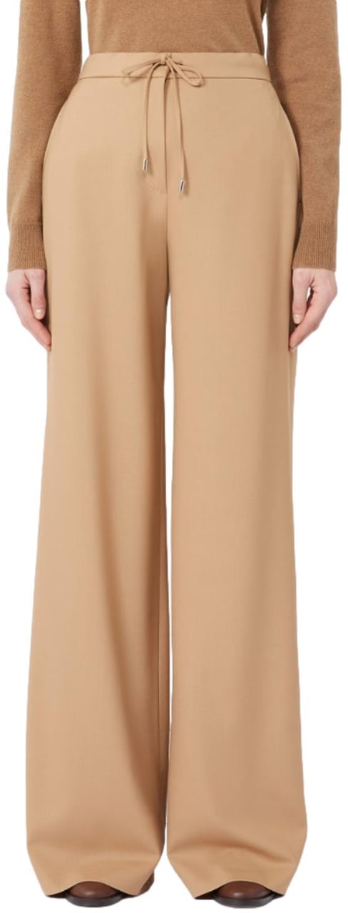 Max Mara Trousers Camel Beige