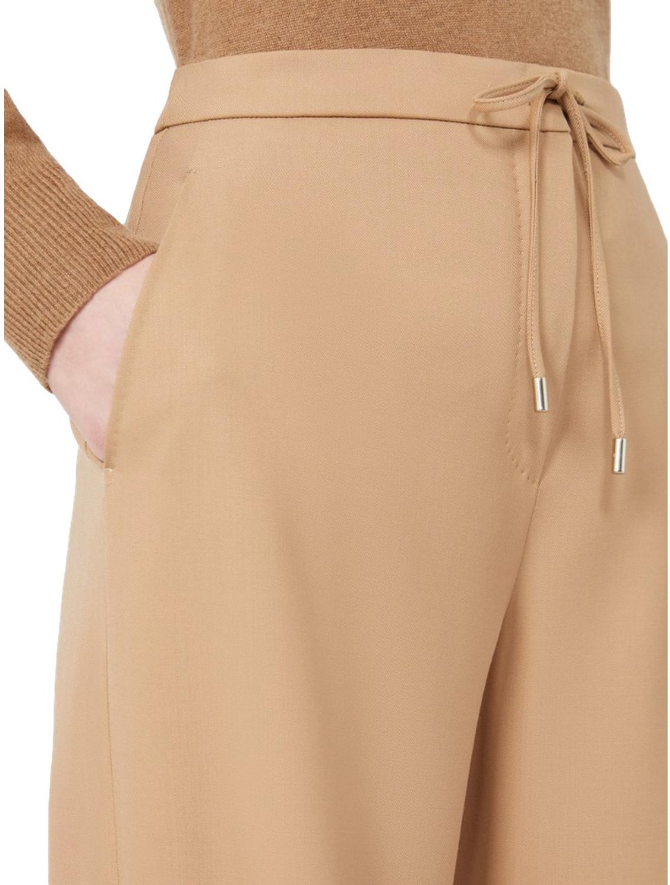 Max Mara Trousers Camel Beige