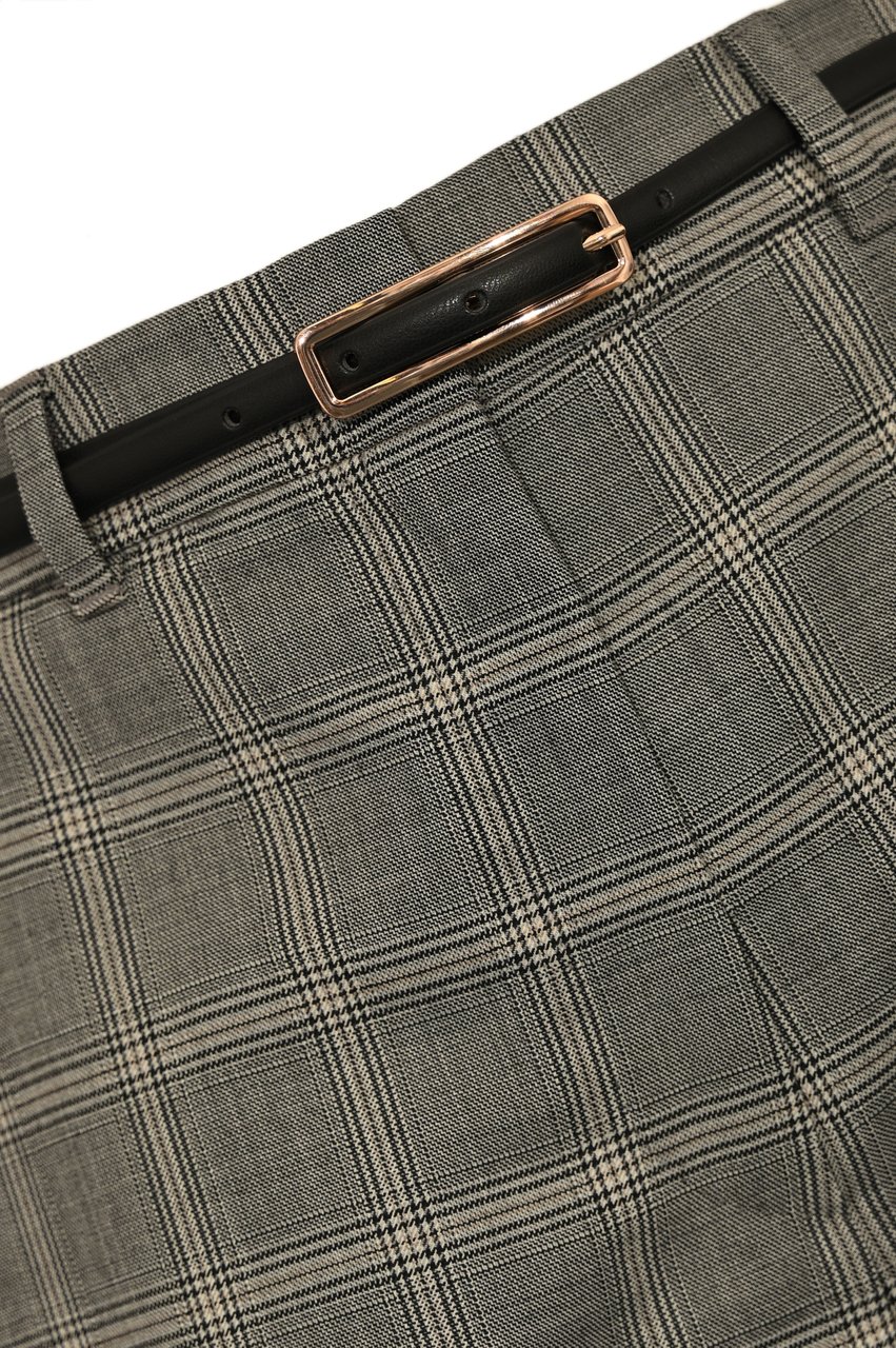 Max Mara Trousers Grigio Medio Grijs