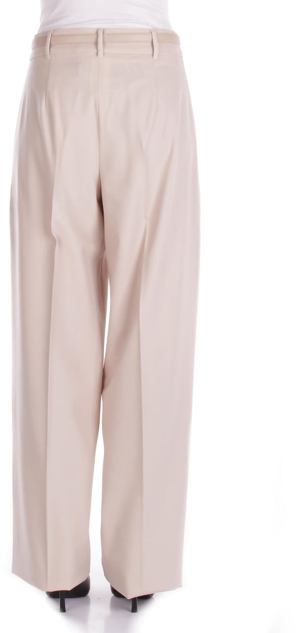 Max Mara Trousers Mandorla Beige