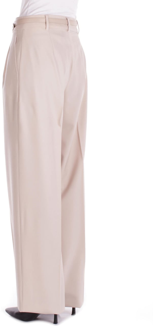 Max Mara Trousers Mandorla Bruin