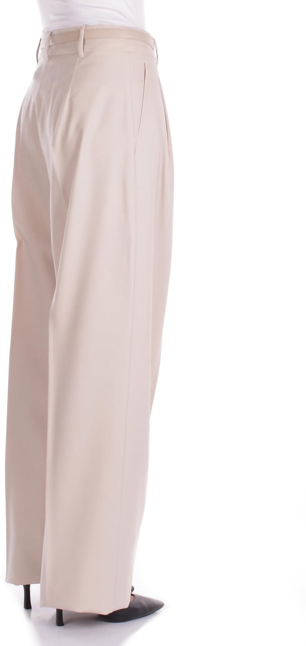 Max Mara Trousers Mandorla Beige
