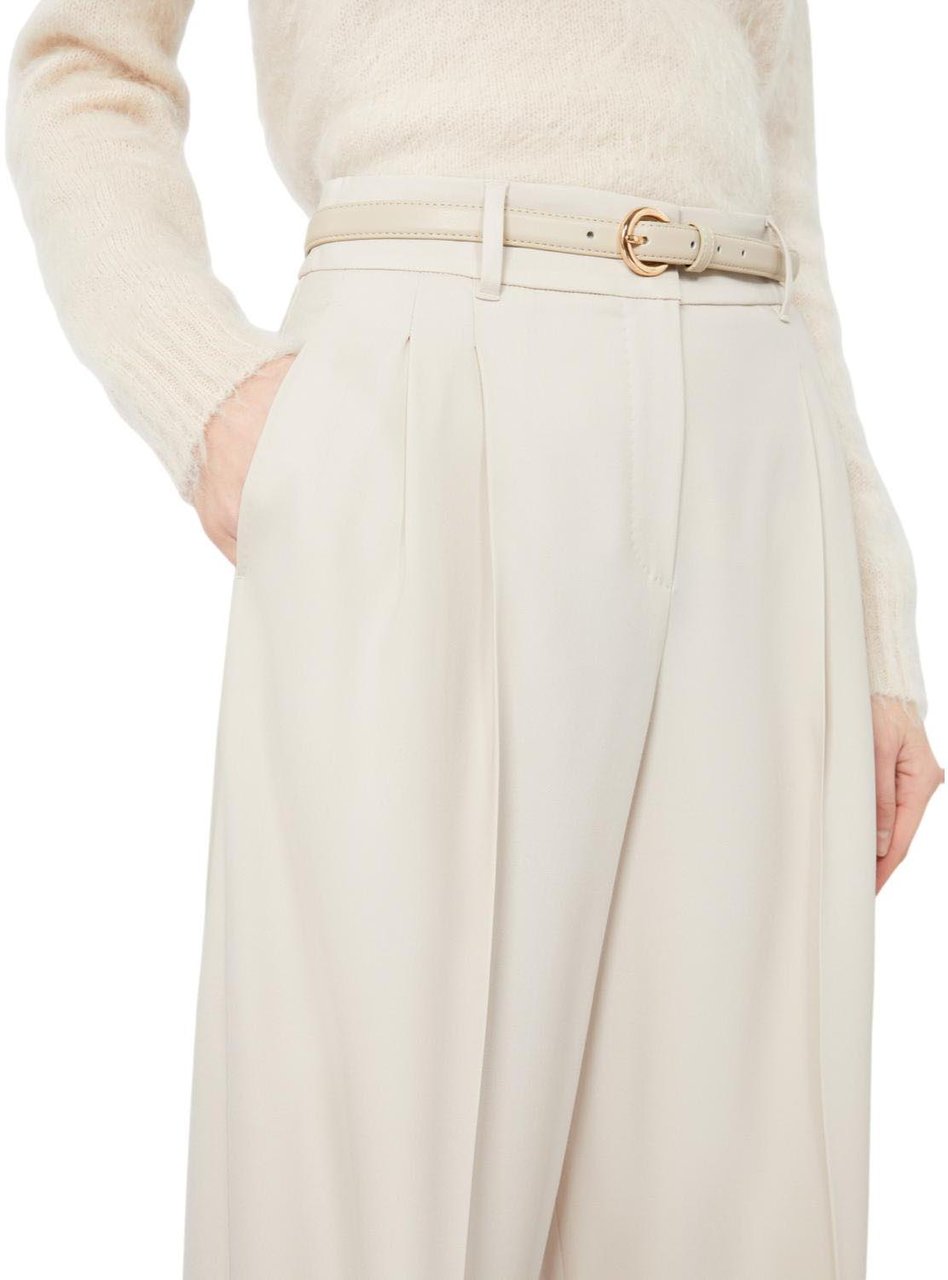 Max Mara Trousers Beige Beige