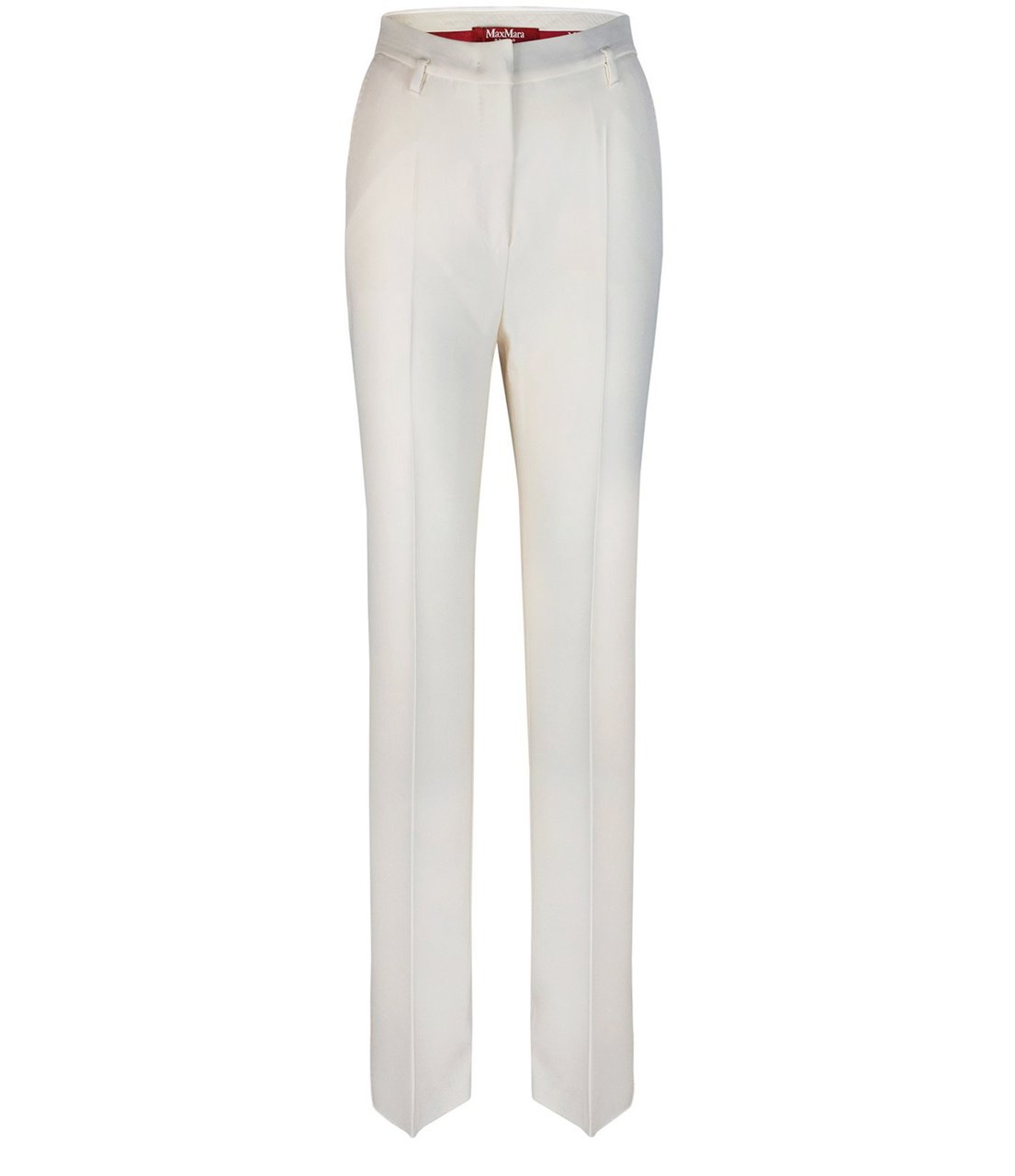 Max Mara Trousers Bianco Avorio Wit