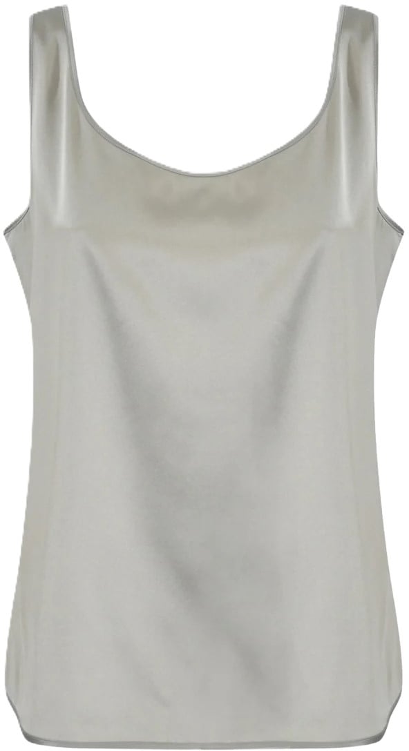 Max Mara Top Grigio Perla Lichtgrijs