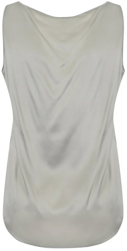 Max Mara Top Grigio Perla Lichtgrijs
