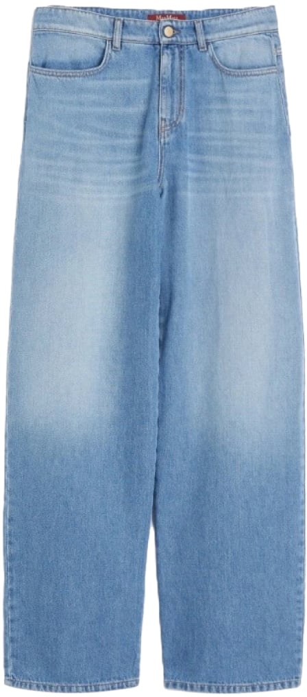Max Mara Jeans Clear Blue Blauw