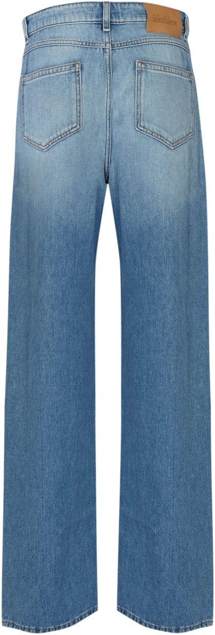 Max Mara Jeans Clear Blue Blauw
