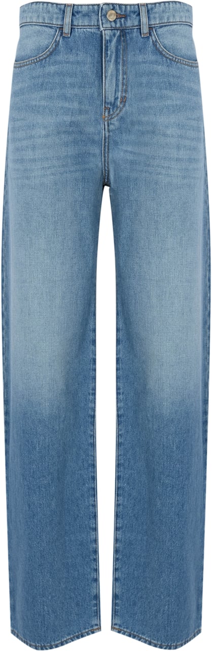 Max Mara Trousers Clear Blue Blauw