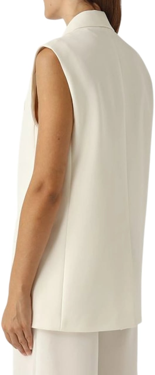 Max Mara Jackets Bianco Avorio Wit