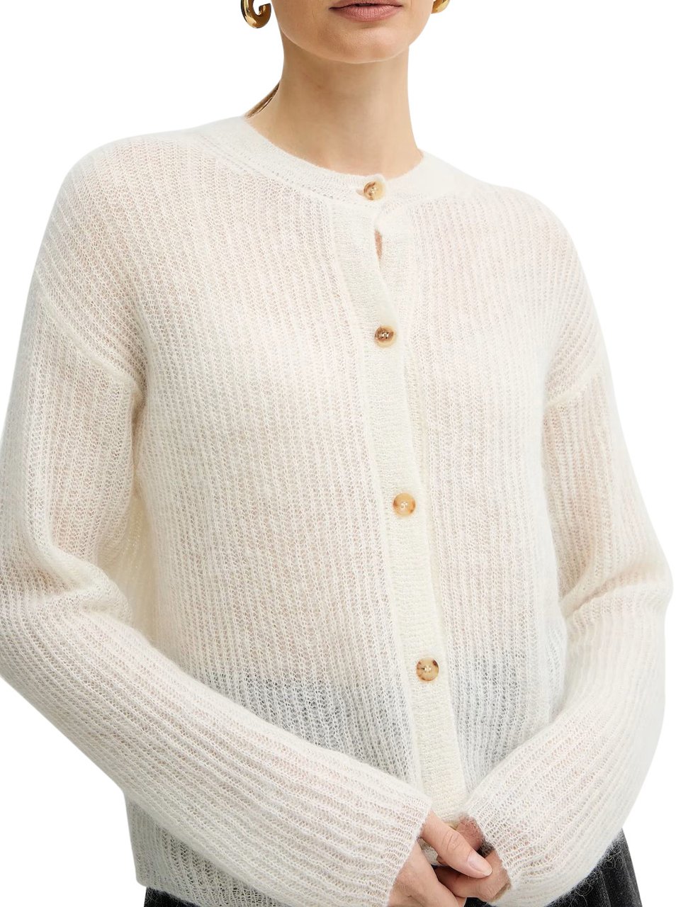 Max Mara Sweaters Ivory Wit