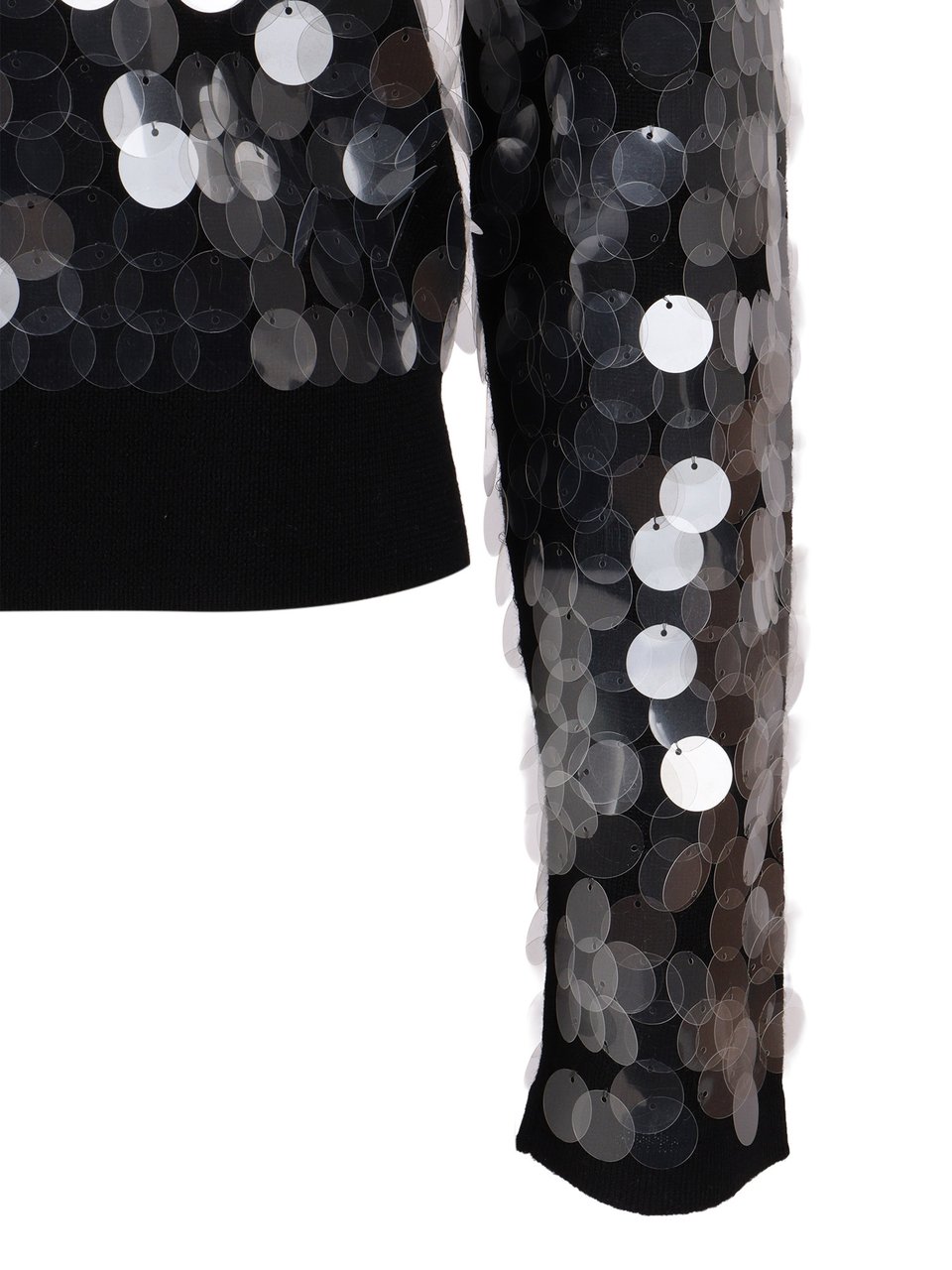 Max Mara Long-Sleeved Virgin Wool Cardigan With Minimalist Design Zwart