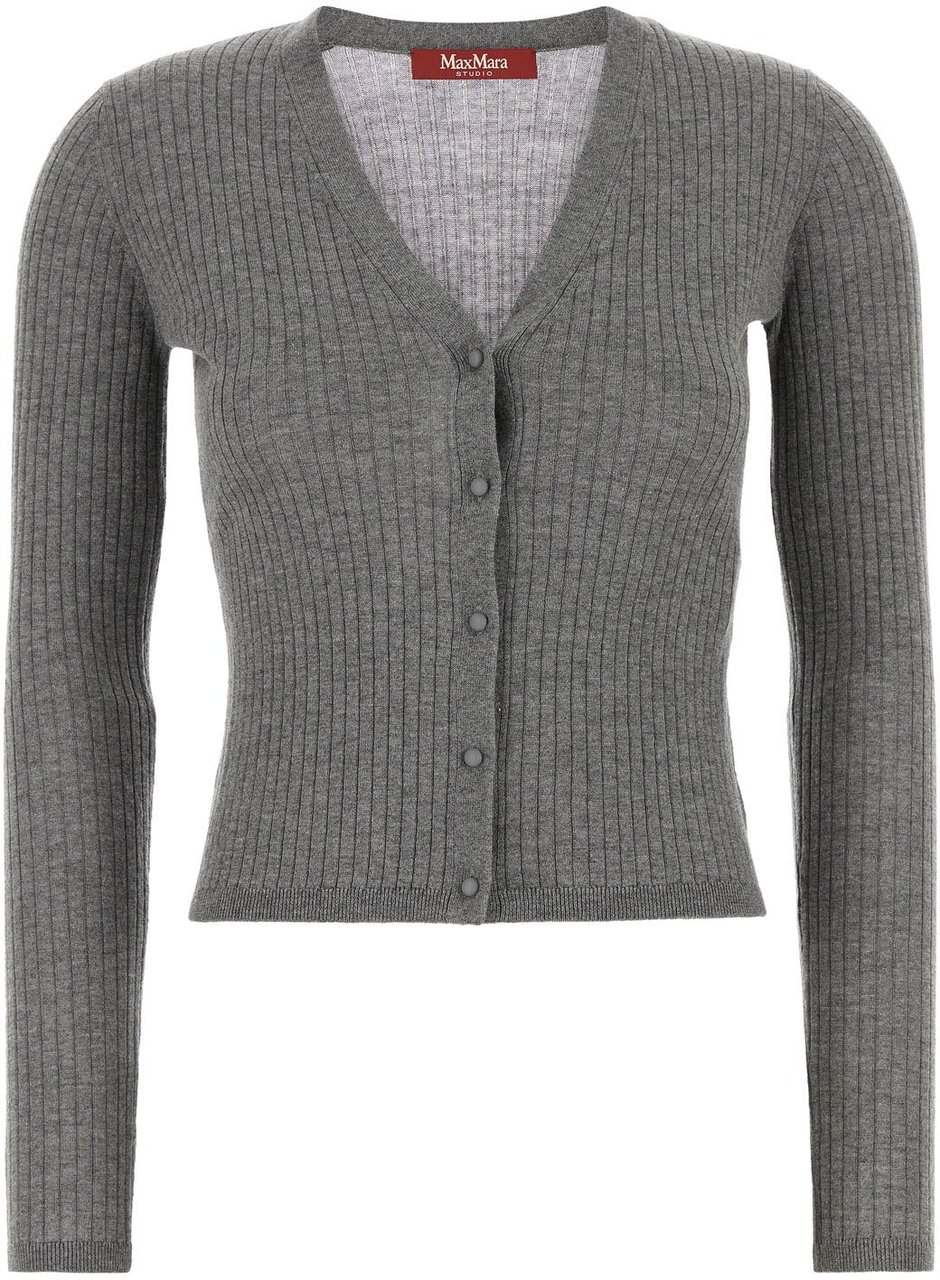 Max Mara Sweaters Grigio Medio Grijs