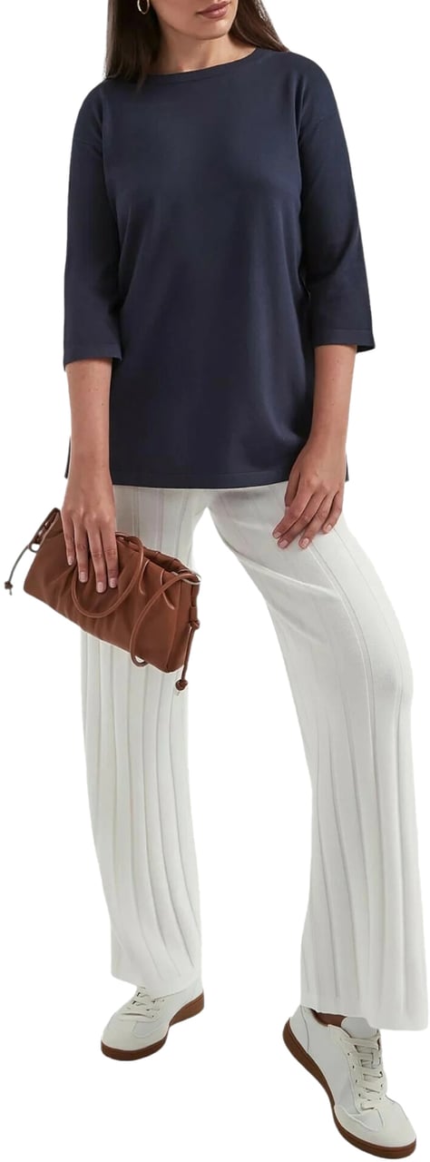 Max Mara Sweaters Blu Marino Blauw