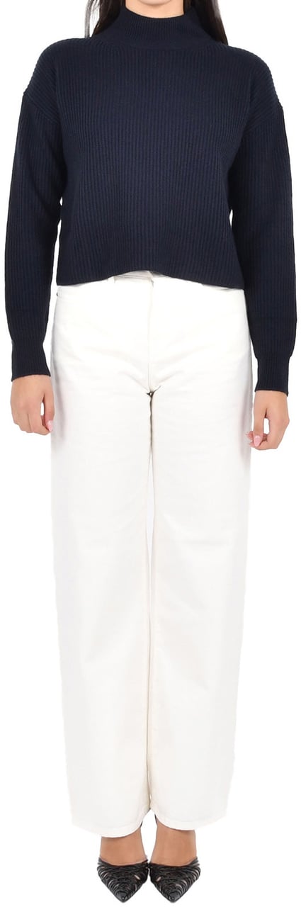 Max Mara Sweaters Blue Blauw