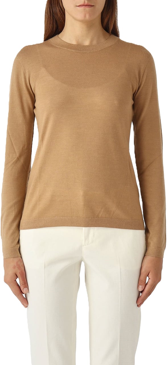 Max Mara Sweaters Camel Beige