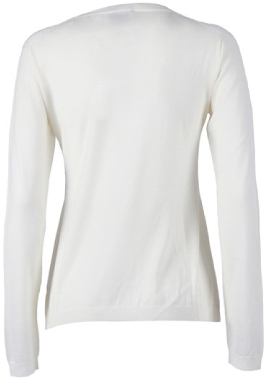 Max Mara Sweaters Bianco Avorio Wit