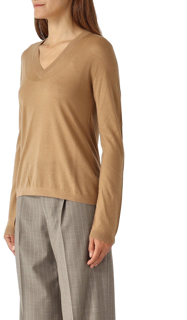 Max Mara Sweaters Camel Beige