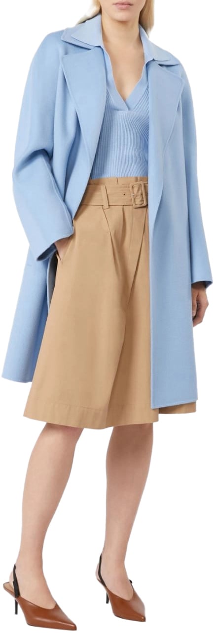 Max Mara Sweaters Clear Blue Blauw