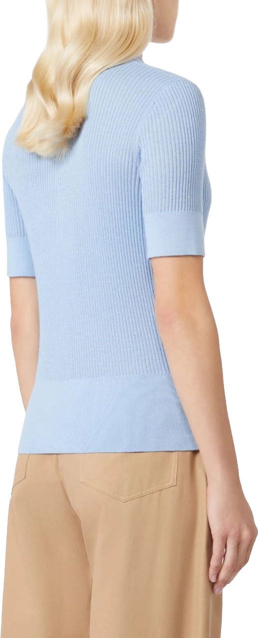 Max Mara Sweaters Clear Blue Lichtblauw
