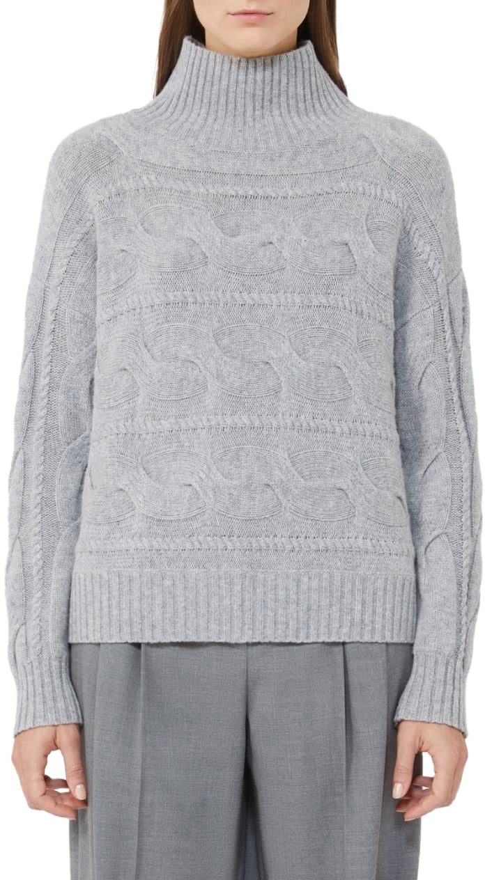 Max Mara Sweaters Light Grey Grijs