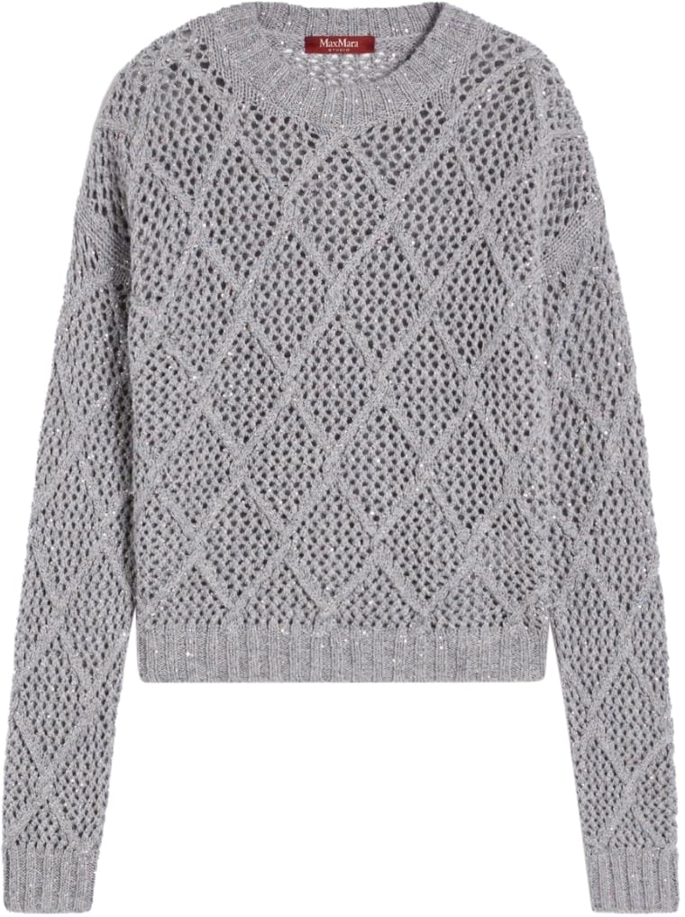 Max Mara Sweaters Light Grey Grijs