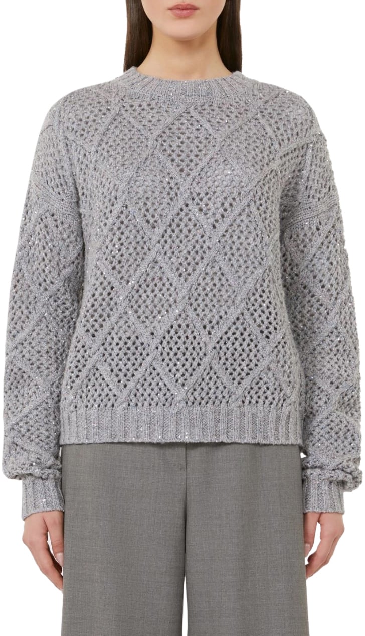 Max Mara Sweaters Light Grey Grijs