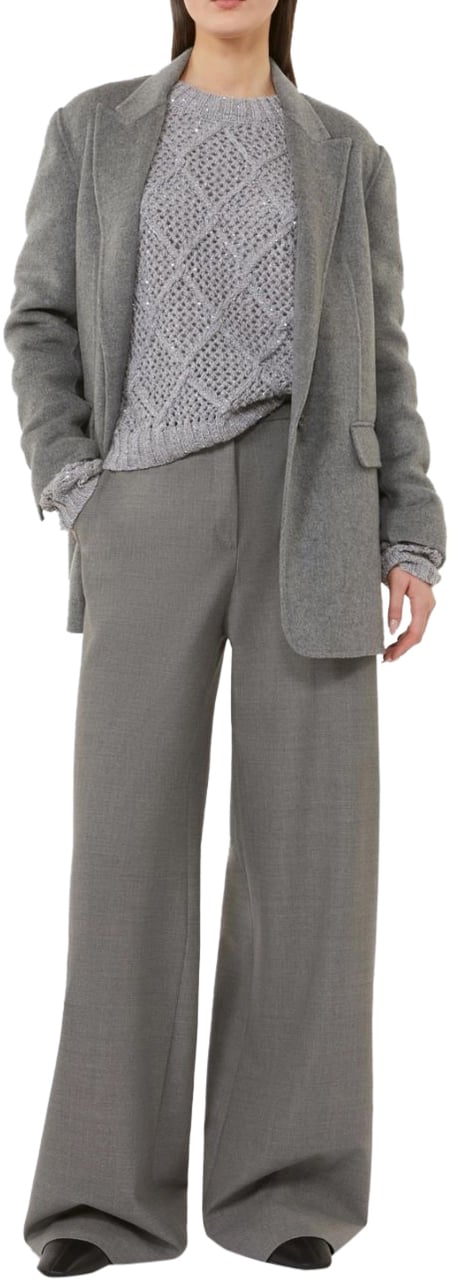 Max Mara Sweaters Light Grey Grijs