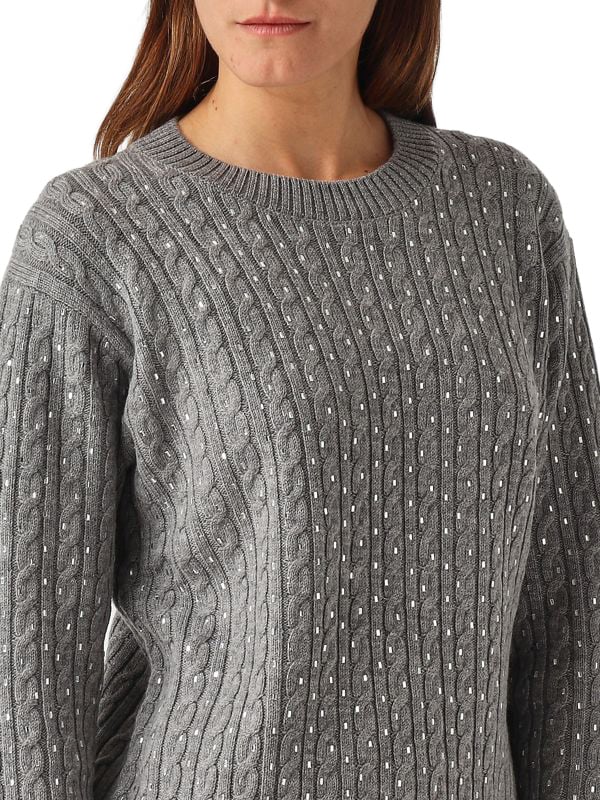Max Mara Sweaters Grigio Medio Grijs