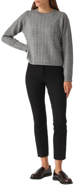 Max Mara Sweaters Grigio Medio Grijs