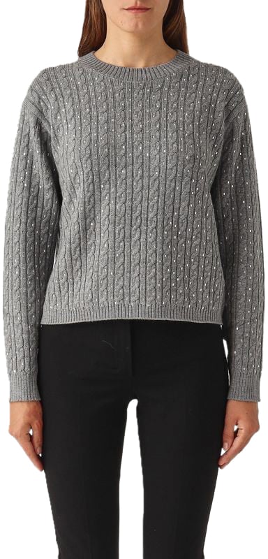 Max Mara Sweaters Grigio Medio Grijs
