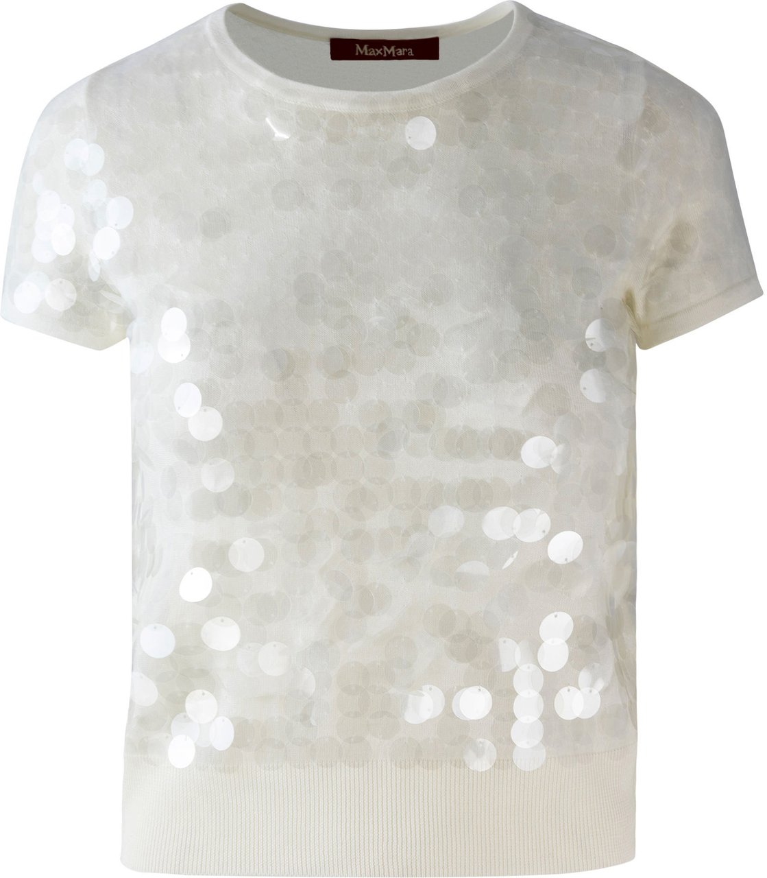 Max Mara T-Shirts And Polos Ivory Wit