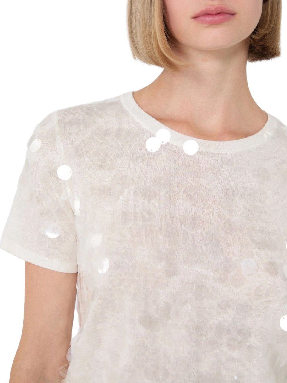 Max Mara Sweaters Avorio Wit